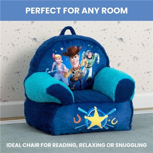 Toy Story Cozee Buddy Chair by Delta Children, Blue - Picture 4 of 7